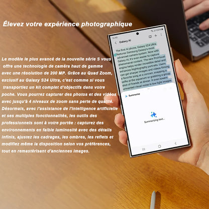 Samsung Galaxy S24 Ultra, 256GB, 12GB RAM, 6.8" QHD+, IA, S Pen, Qualcomm Snapdragon 8 Gen 3, 5000mAh, Android 14